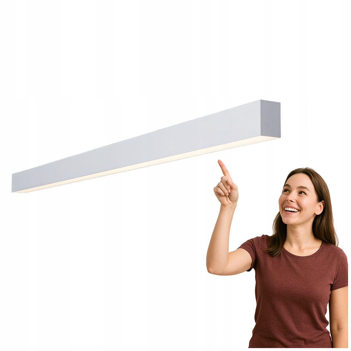 Stropná Led lineárna lampa 44W 4000K Traversi 142 -5470-142-WH-840-SF It