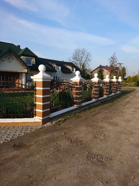 OGRODZENIA DWORKOWE ,Betonowe,STYLOWE,MURKI Szerokość elementu 40 cm