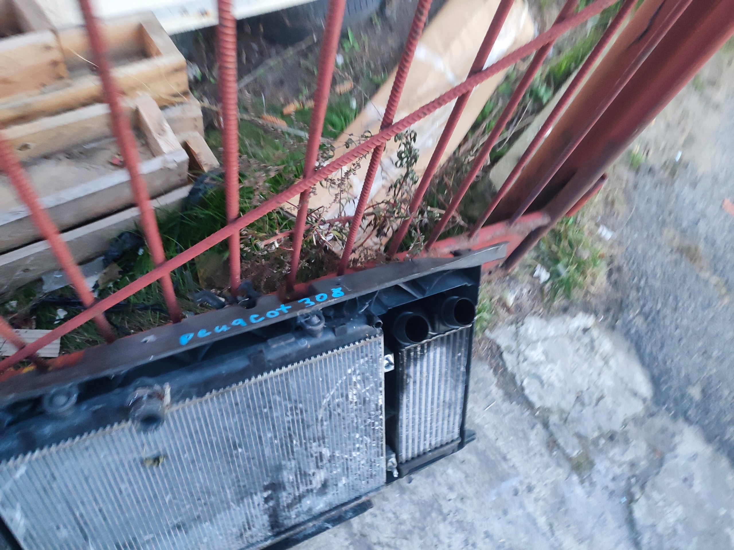 radiator fan support panel for radiators PEUGEOT 308