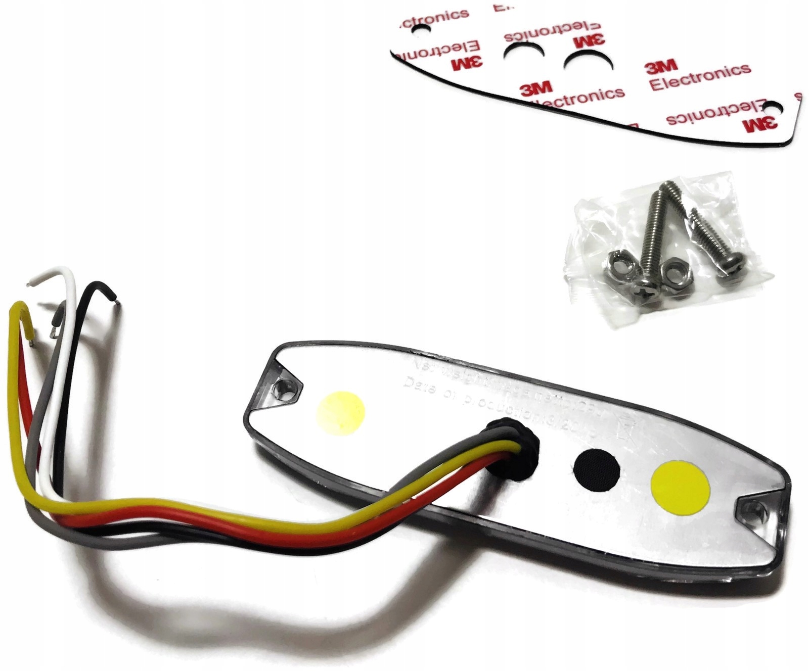 LAMPA OSTRZEGAWCZA 4 LED SLIM STROBO AUTOLAWETA Źródło światła LED