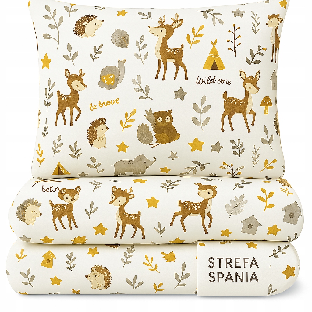 POŚCIEL 100x135 DO ŁÓŻECZKA DZIECIĘCA NIEMOWLĘCA 2 ELEMENTY BAWEŁNA 100% EAN (GTIN) 5906657115720