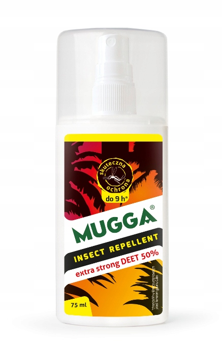 

Mugga Strong spray 75 ml Komary kleszcze Deet 50%