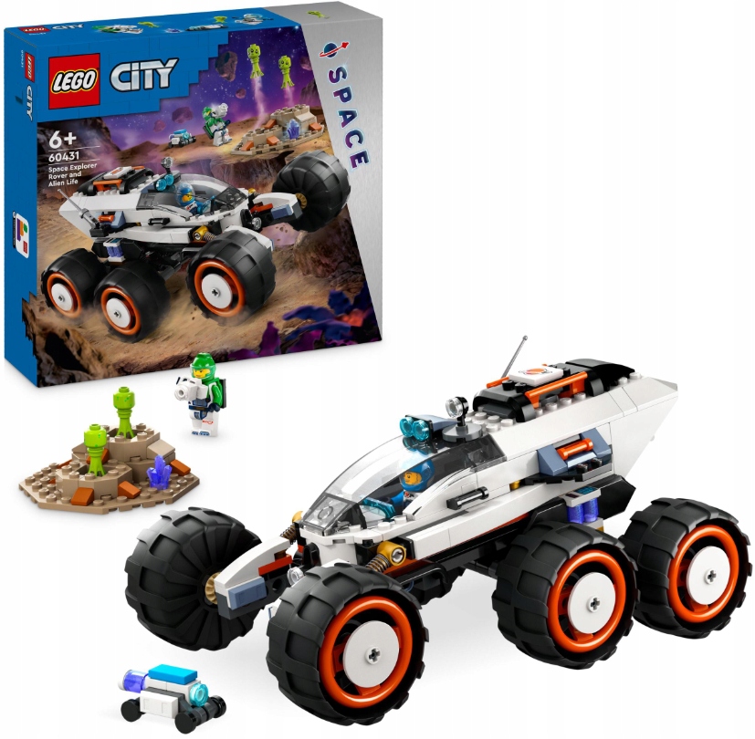 Lego City Space 60431 Vesmírné vozítko a zkoumání života ve vesmíru stavebnice