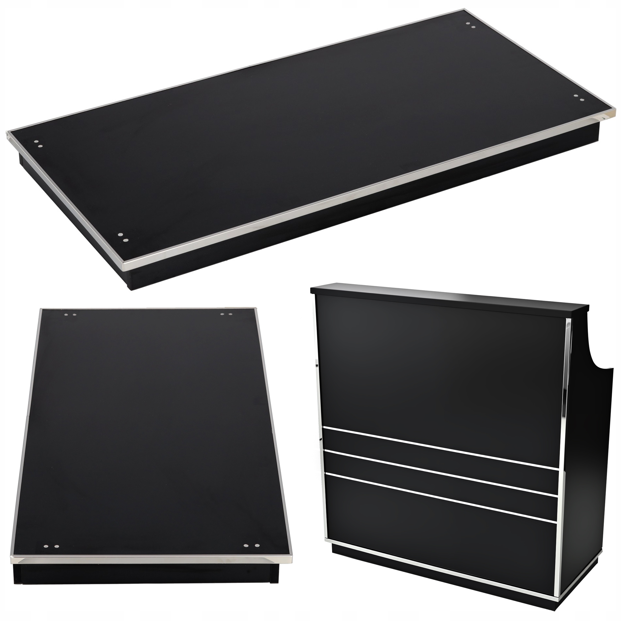 Podstavec recepce pro zabudování pod recepci 100 cm kosmetický do Spa salonu