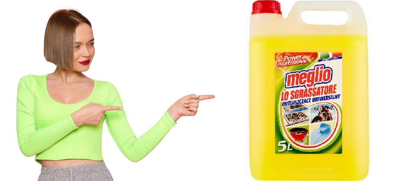 Odtłuszczacz uniwersalny Meglio Sgrassatore 5l