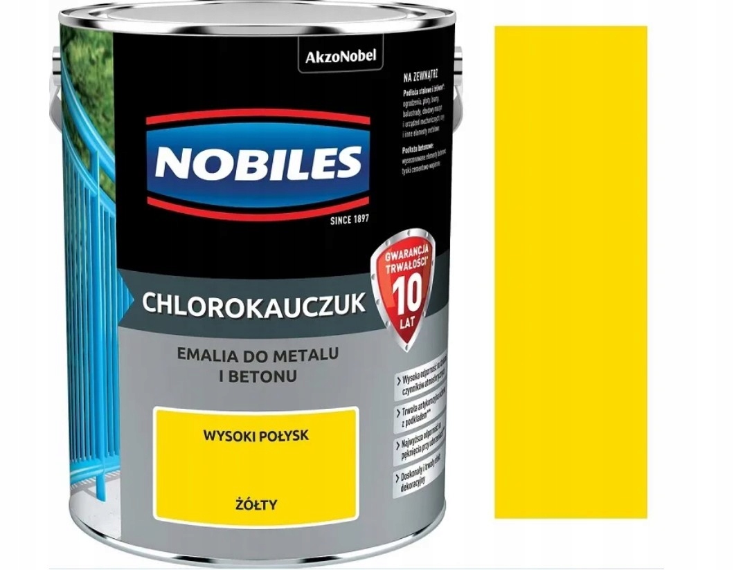 

Nobiles Chlorokauczuk 0,9L Żółty
