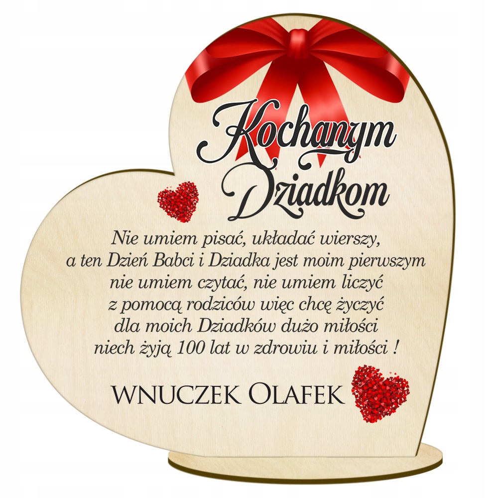 

Na Dzień Babci Dziadka Upominek Statuetka