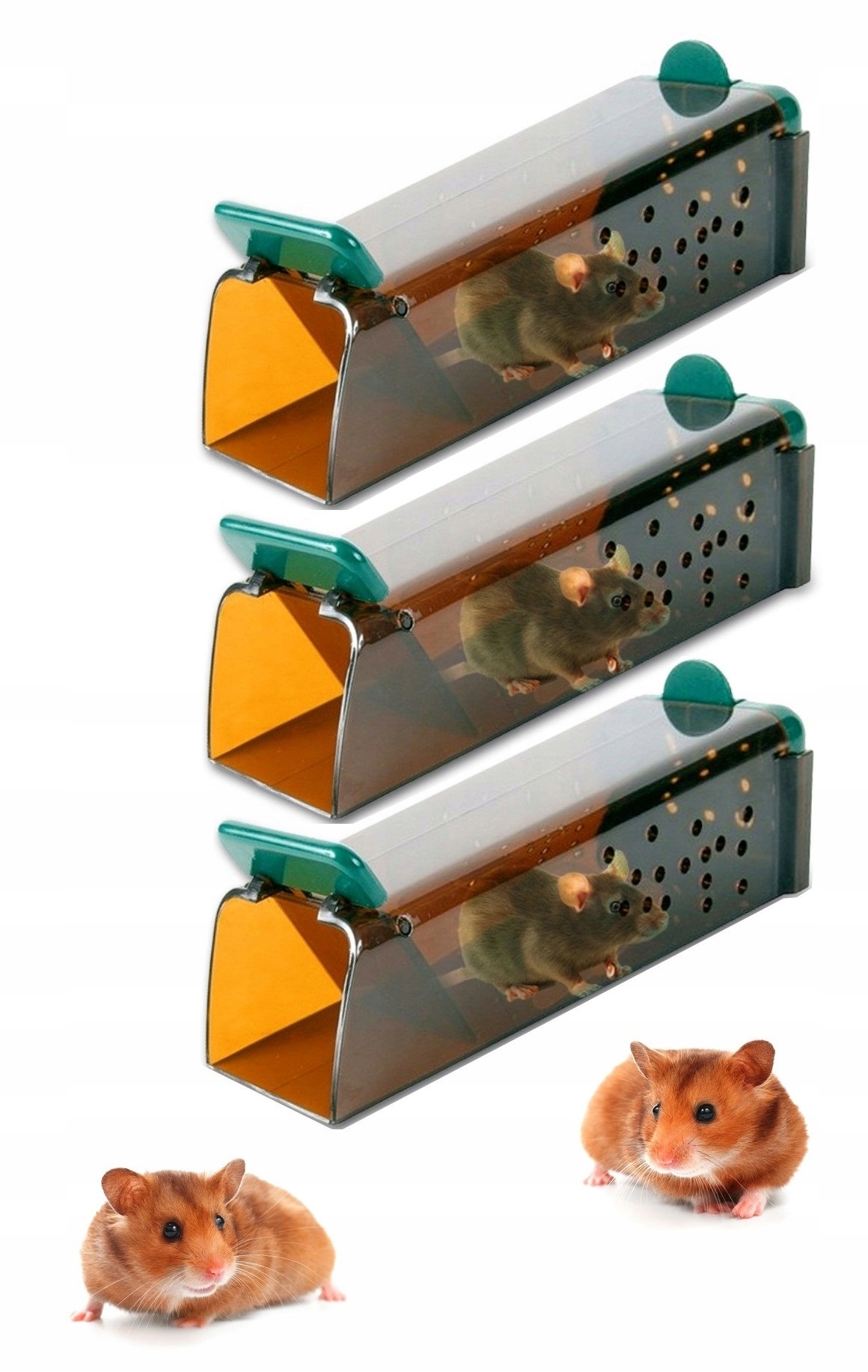 

Łapka na myszy żywołapka myszołapka pułapka 3szt