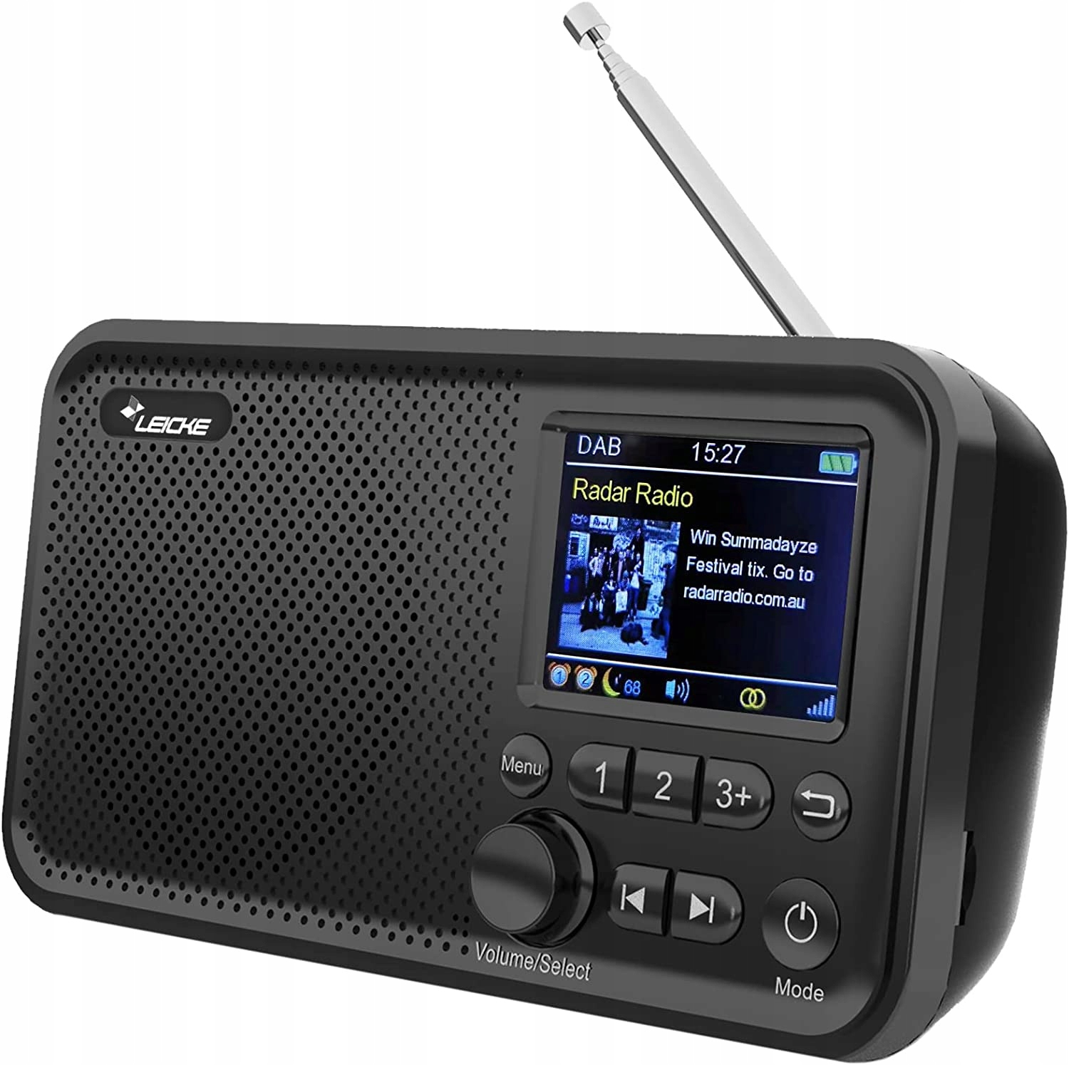 Radio baterie Dab+, Fm Leicke B0B321H9B8