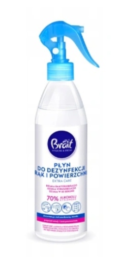 

Brait Spray Do Dezynfekcji Powierzchni 70% 425ML