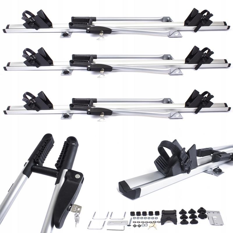 Nosič bicyklov Amos Tour na strechu Alum