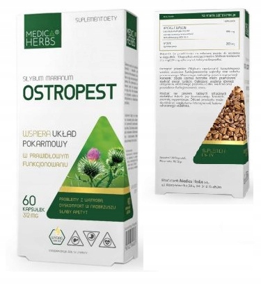 

Ostropest 312mg 60kaps, Medica Herbs