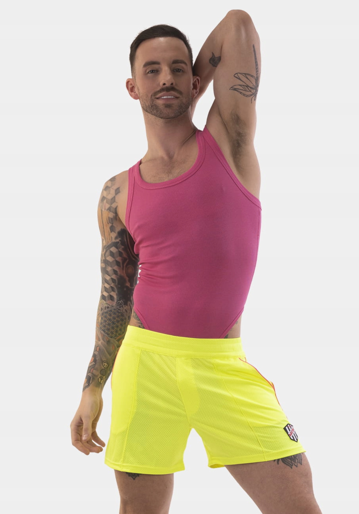 Barcode Berlin Short Luka Neongreen-Neonpink S