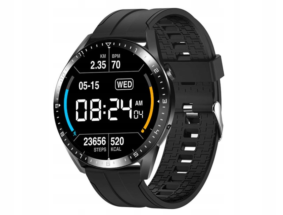 Smartwatch Tracer SM9 PulseRay TRAFON47518 Zegarek sportowy Czarny IP67