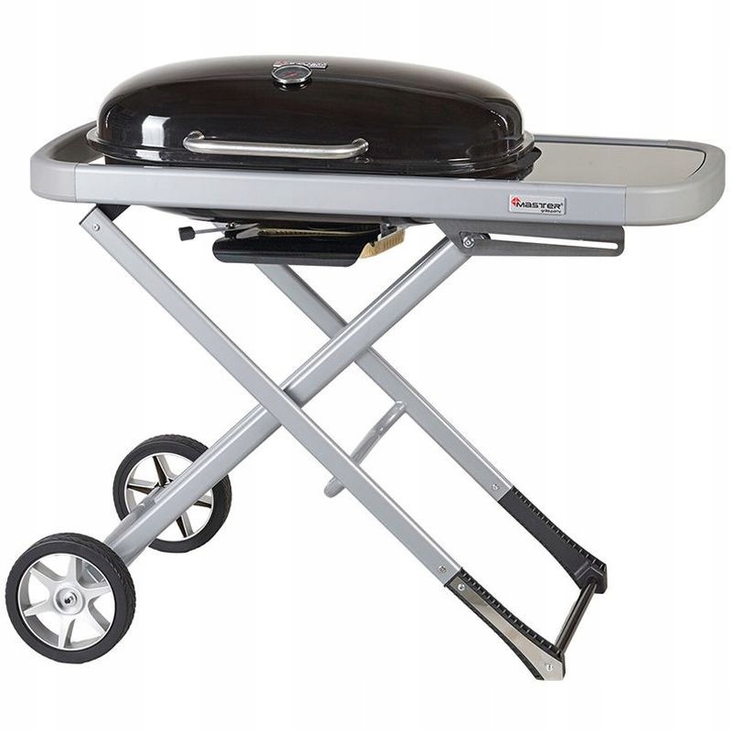 Master Grill&Party Grill składany pokrywa termometr ruszt 39x67cm MG939