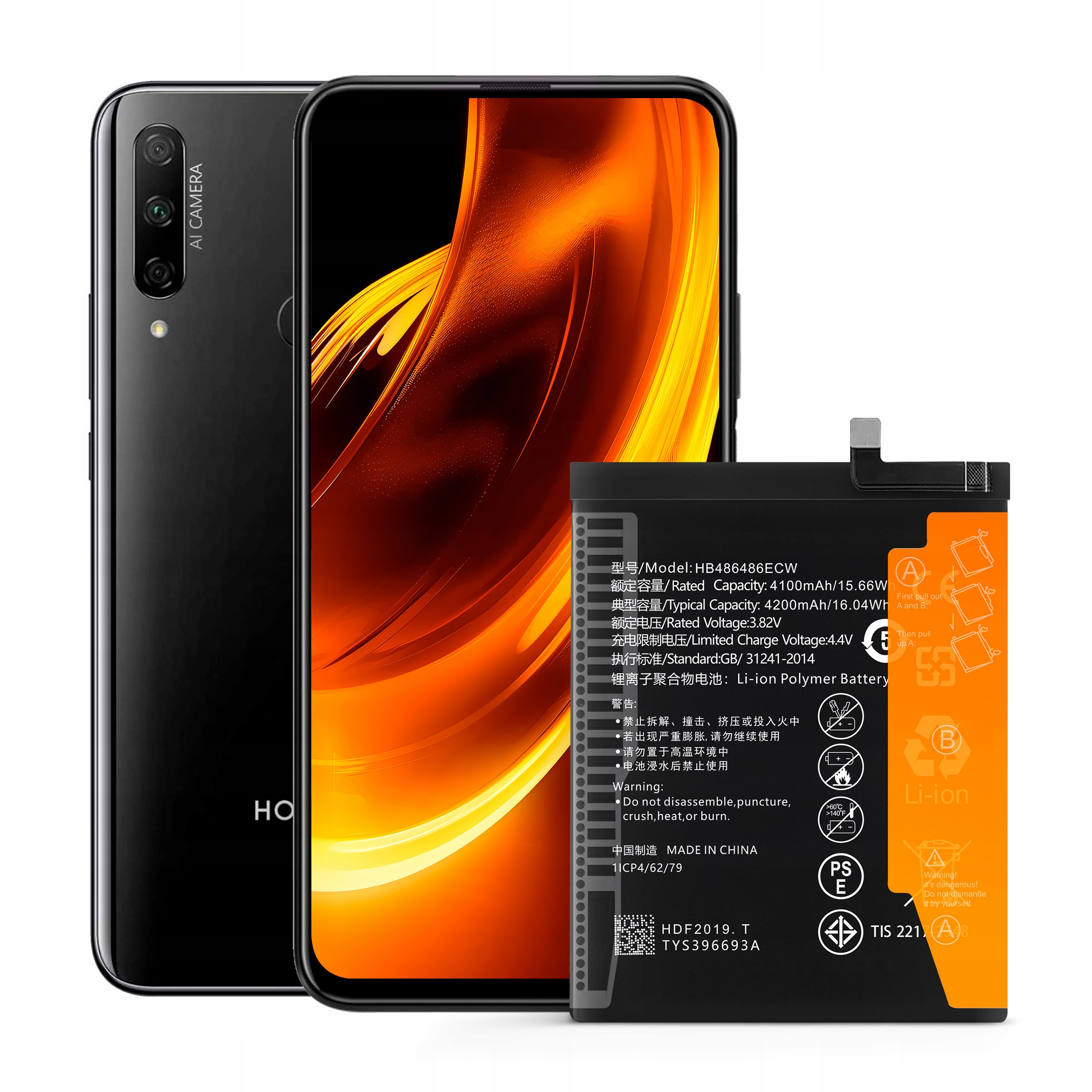 Bateria Do Huawei P30 Pro Nowacell 4200 mAh
