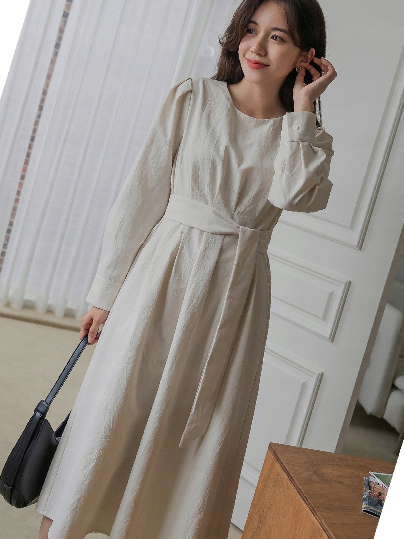 Šaty Ecru Prošívaná Ležérní Letní Maxi M 38