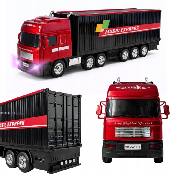 Głośnik przenośny Wster WS-528 czarny 10W