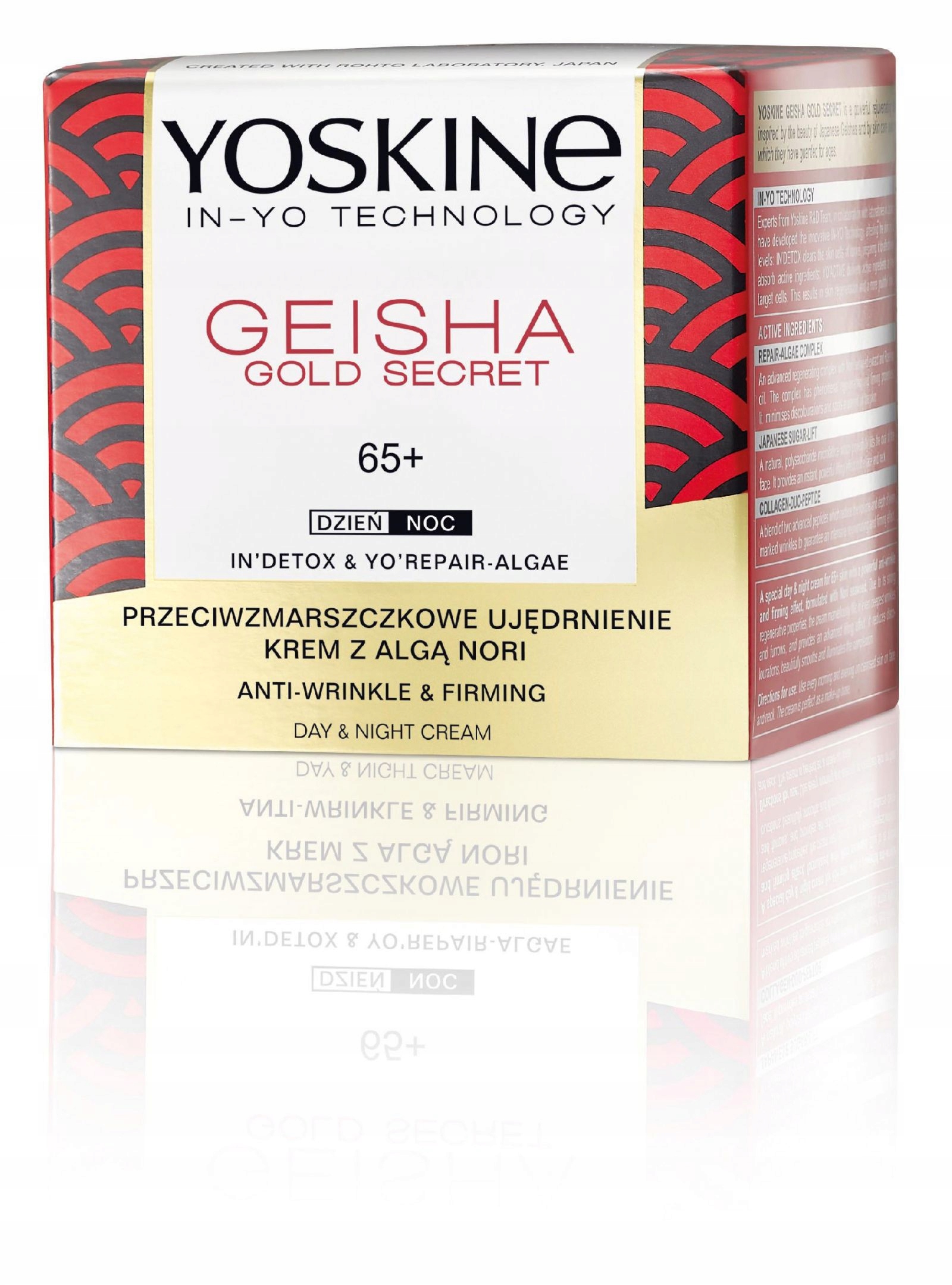 Yoskine Geisha Gold Secret 65+ Krém Proti Vráskám, Zpevnění Na Dětě