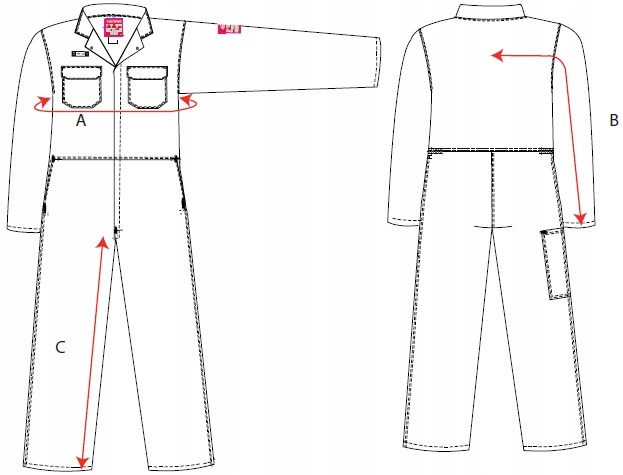 KOMBINEZON MĘSKI ROBOCZY SPAWALNICZY ODZIEŻ SPAWALNICZA UBRANIE DO SPAWANIA Materiał dominujący bawełna