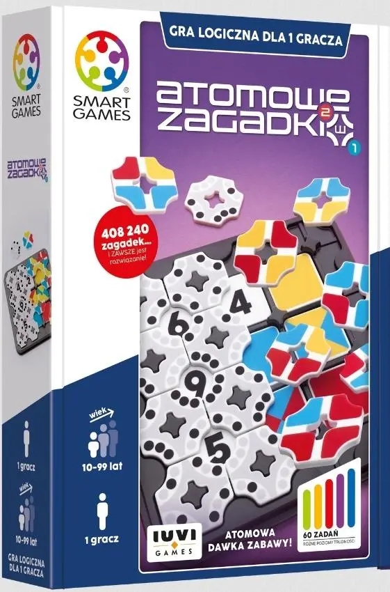 Gra Logiczna Atomowe Zagadki Smart Games Układanka Edukacyjna Molekuły