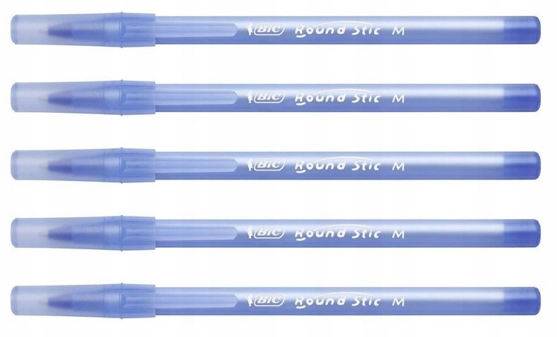 

Bic 5 x Długopis Round Stic 0,7 mm Niebieski M