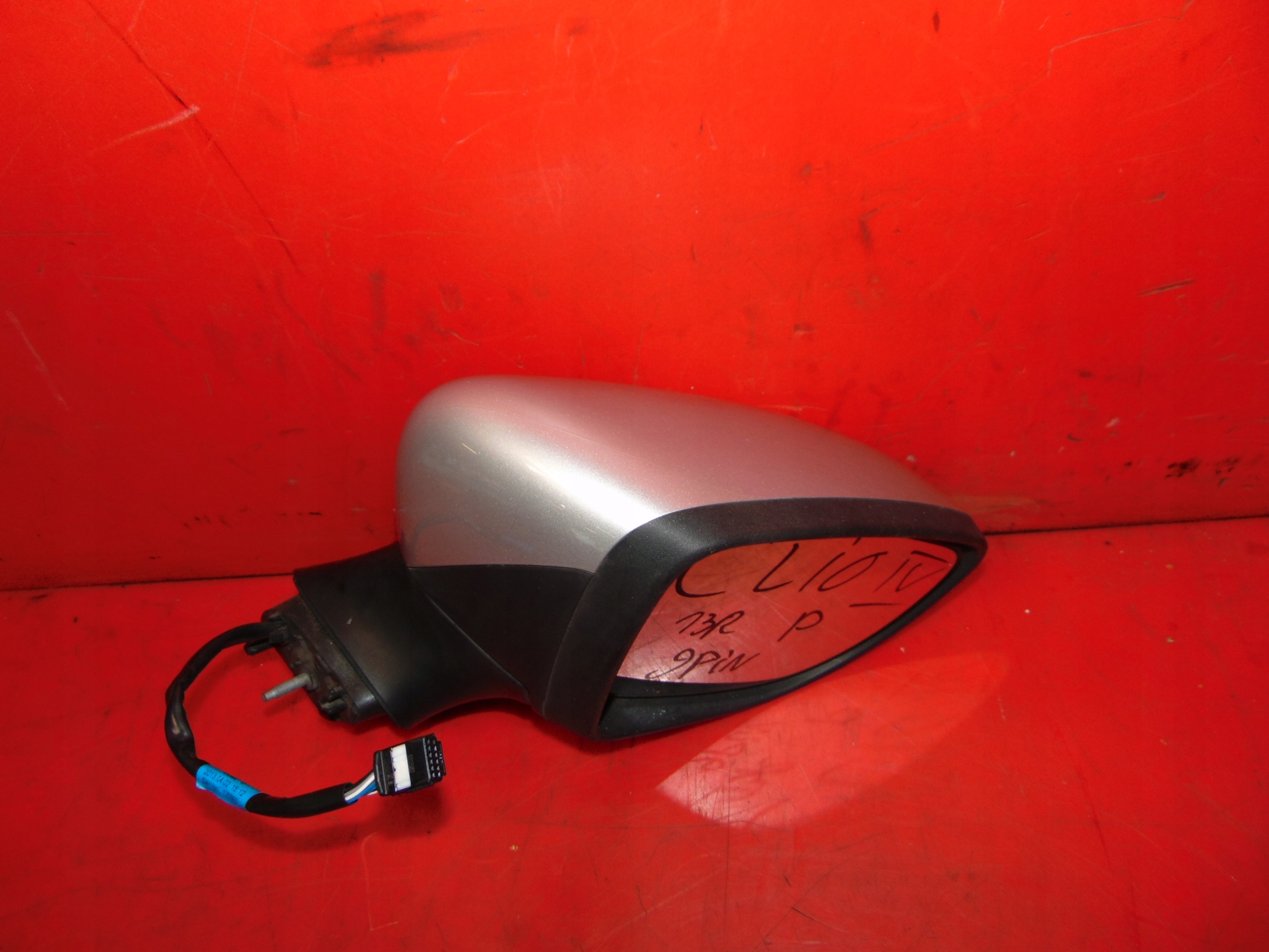 RENAULT CLIO 4 IV silver mirror right 9-PIN EU TED69