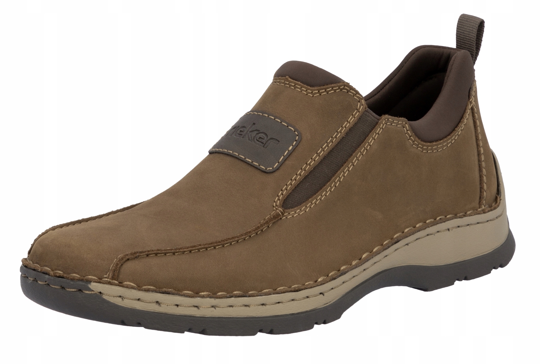 Rieker 05363-26 vel.41 hnědé pánské kožené polobotky