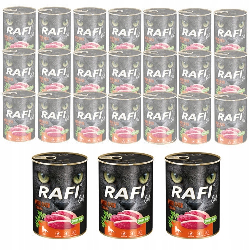 Rafi Cat z kaczką 24x400g