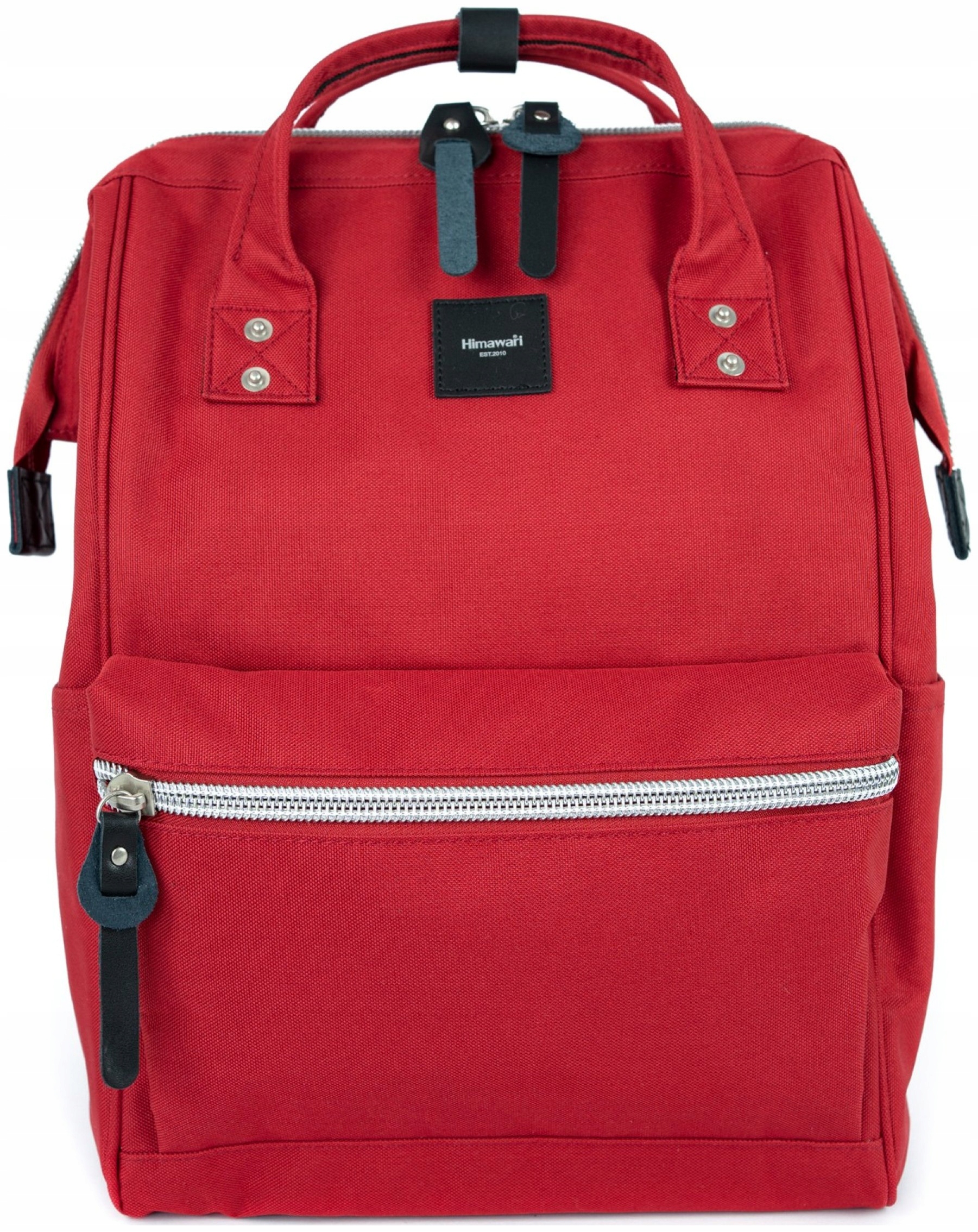 Batoh na notebook Himawari Pale M organizér do práce Usb, prostorný, červený