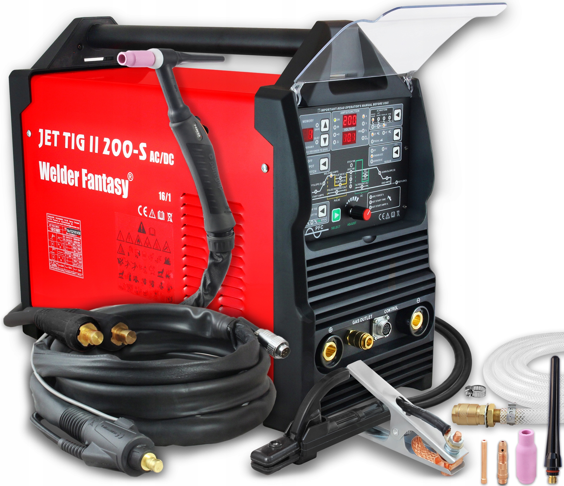 Сварочный аппарат Jet TIG II 200s AC/DC Spot Welder Fantasy
