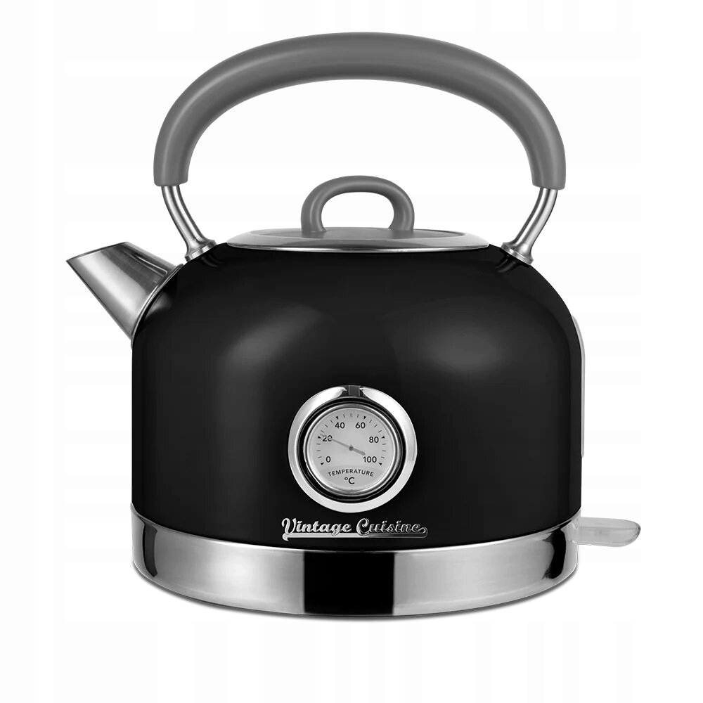 Czajnik elektryczny retro Vintage Cuisine 2200 W 1,7 l czarny