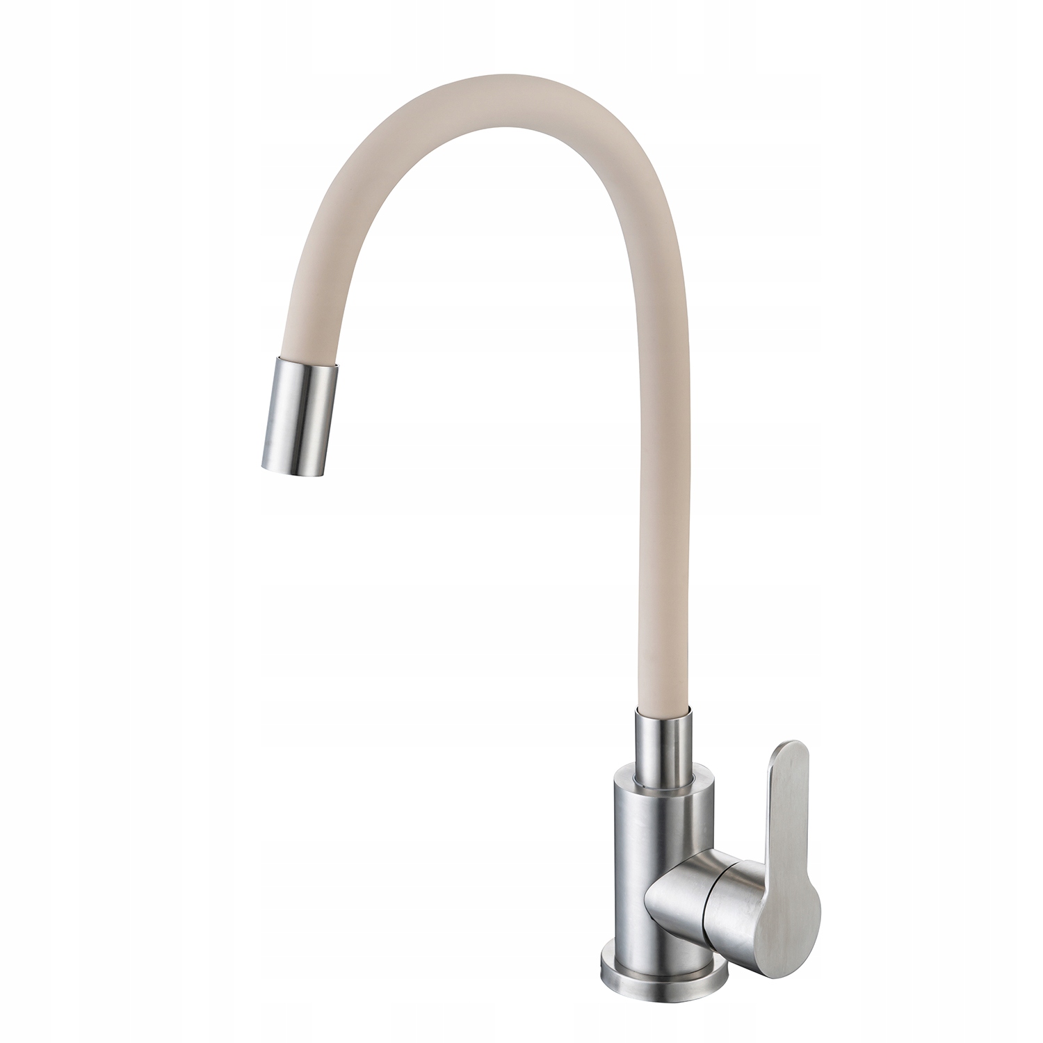 Beżowa Bateria Kuchenna Melanstar Stojąca Kran Z Elastyczną Wylewką