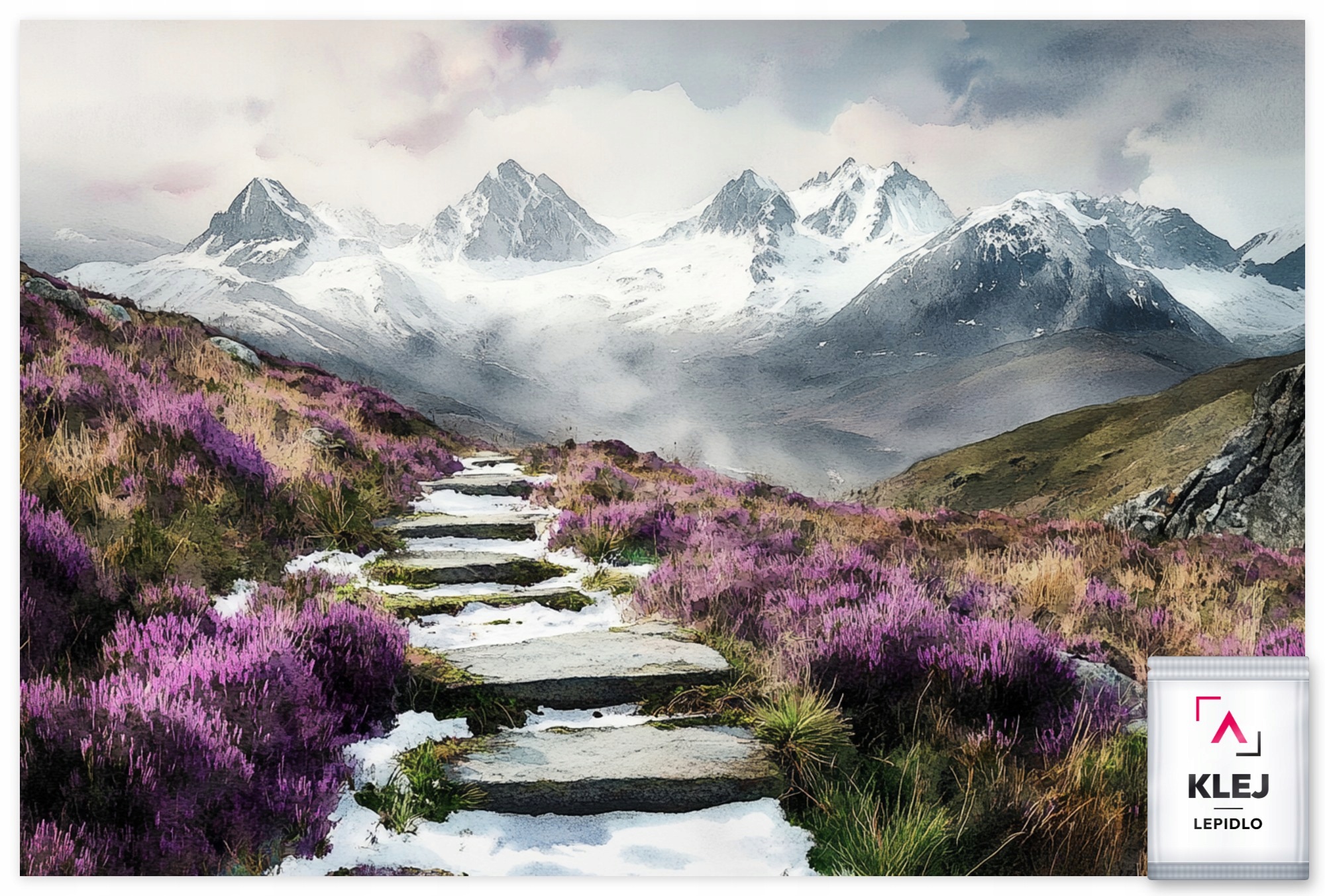 Fototapeta Flizelina Krajina Hory Tatry Stezka Vřesy 368x254 130g