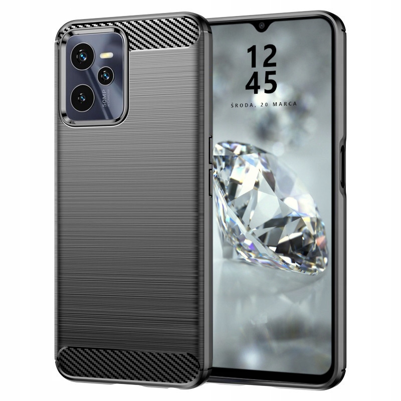 

Etui Do Realme C35 Pancerne Karbon Case