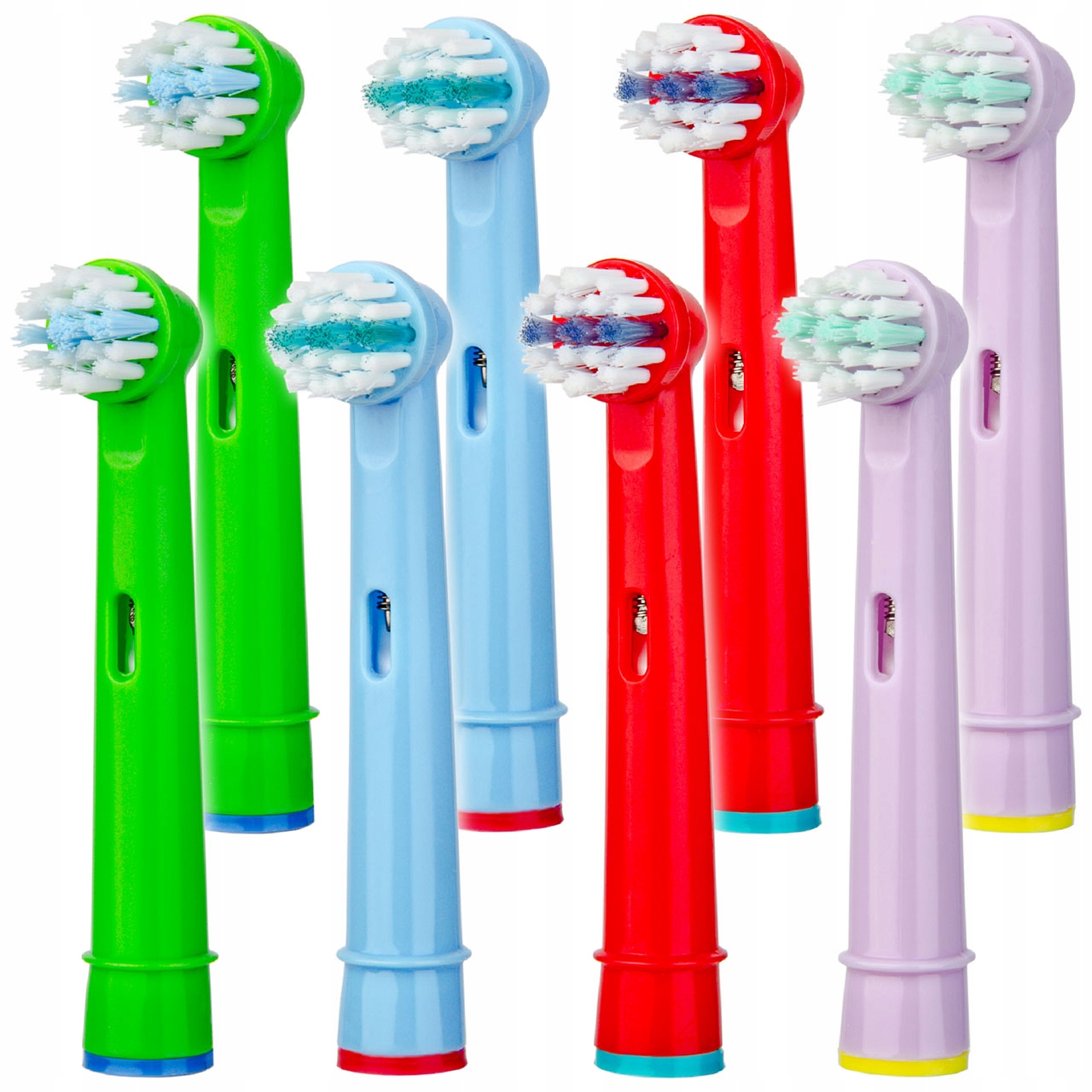 

8x Końcówki Do Braun Oral-b Kolorowe Dla Dzieci