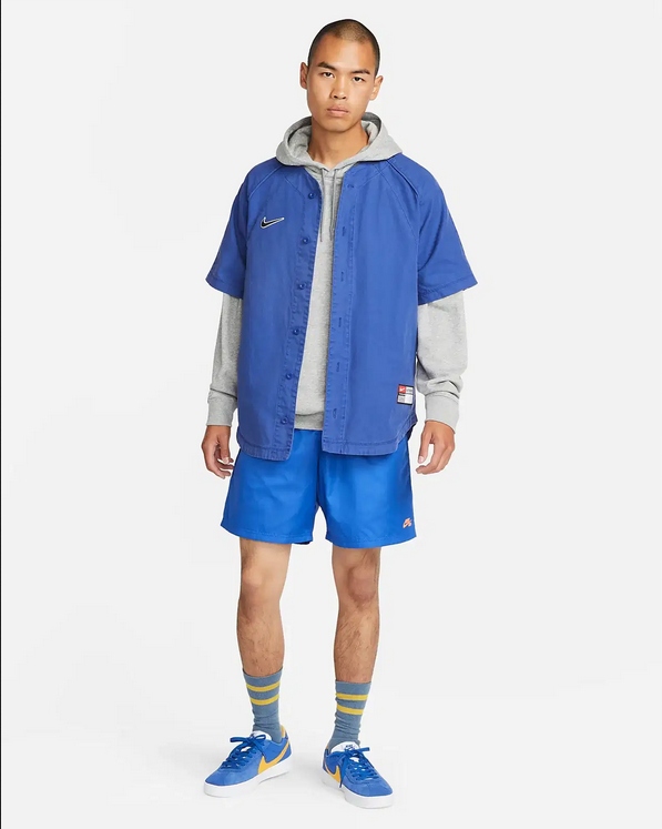 H2574 Nike Sb Baseball Jersey Deep Royal Tričko Unisex Tričko S