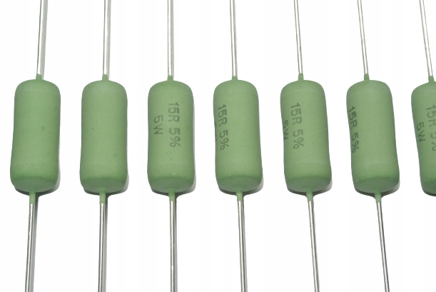 

Rezystor drutowy przewlekany 15R 5W 5% Ac