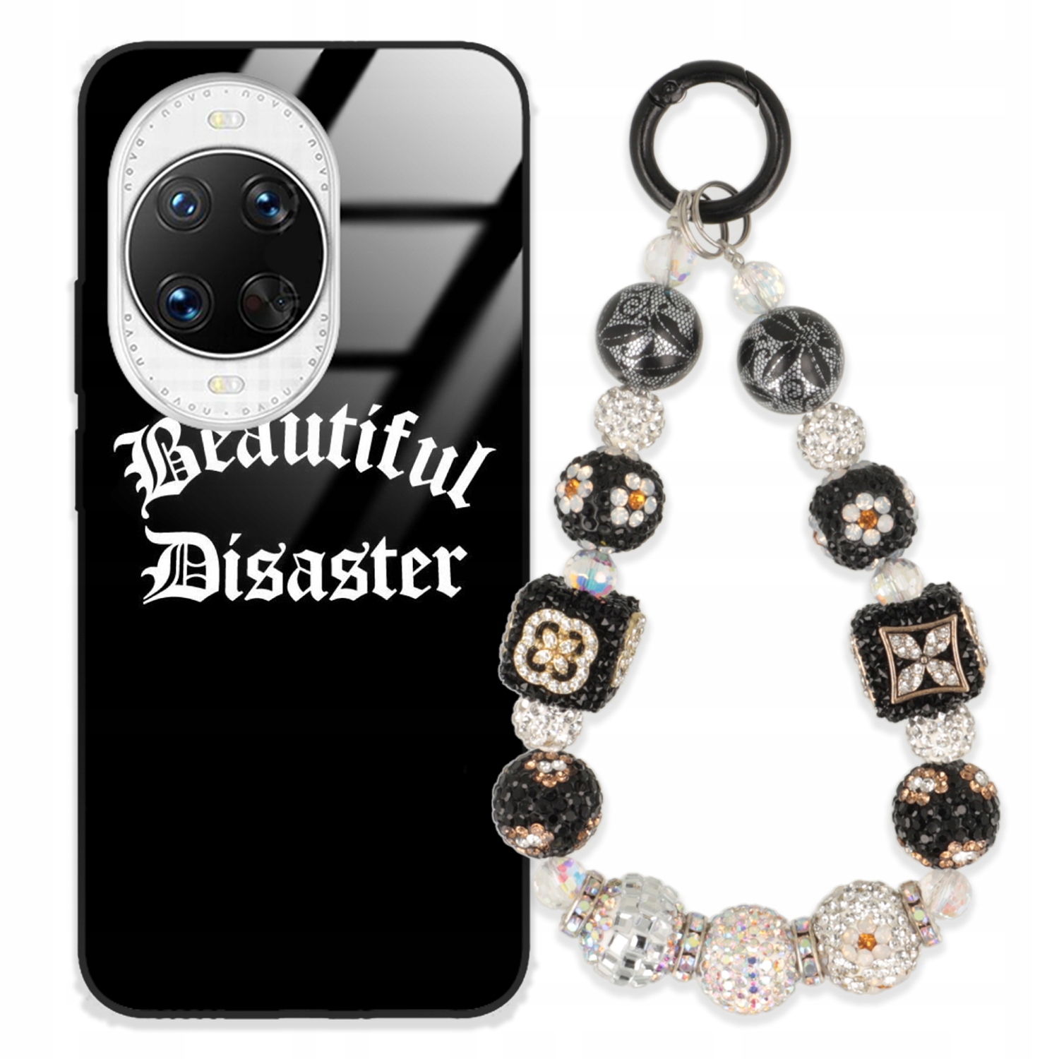 Puzdro Na Huawei Nova 14 Ultra 5G Glass Kľúčenka Štýlové Prémiové Puzdro