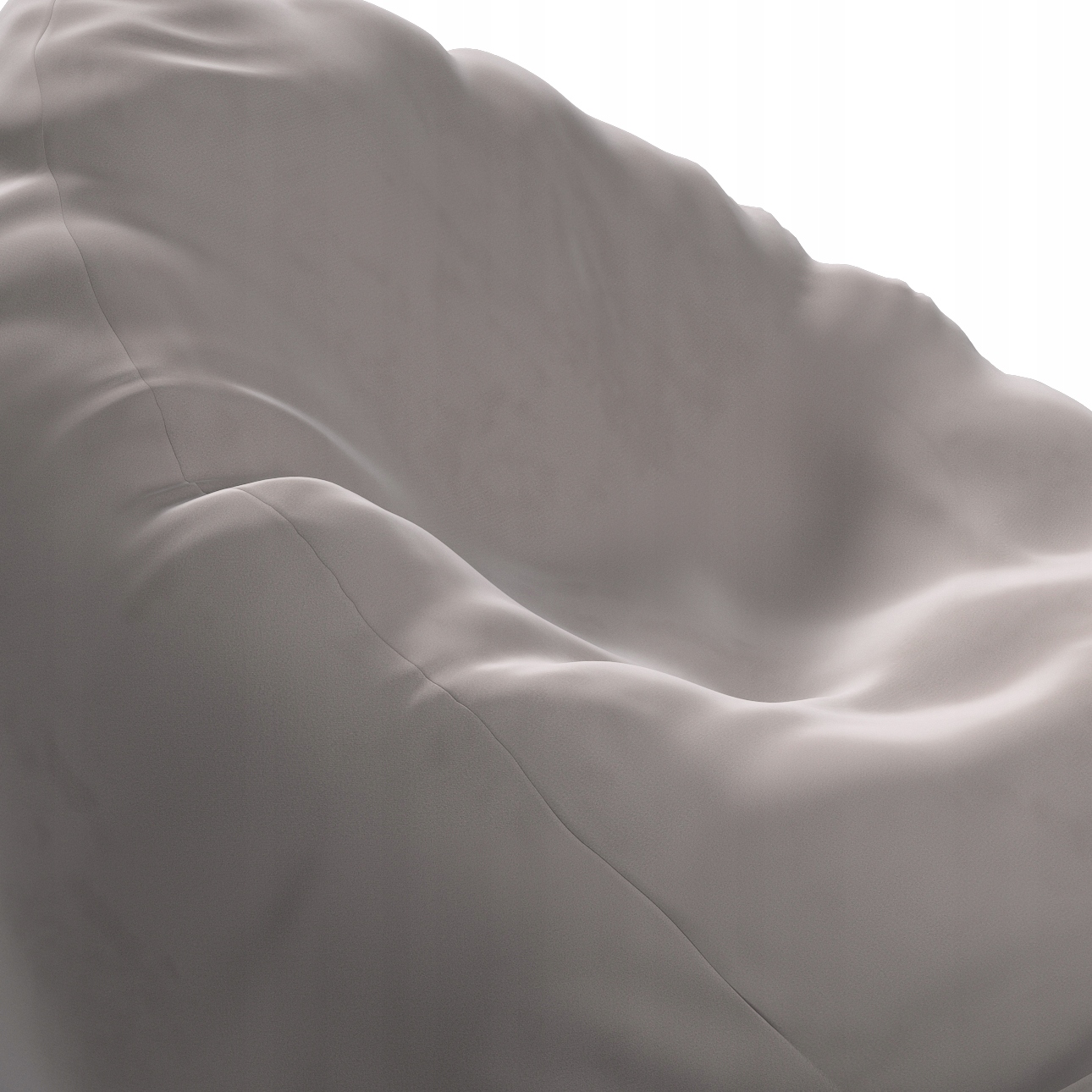 Dekoria Worek do siedzenia brązowy rozmiar XL Szerokość mebla 80 cm