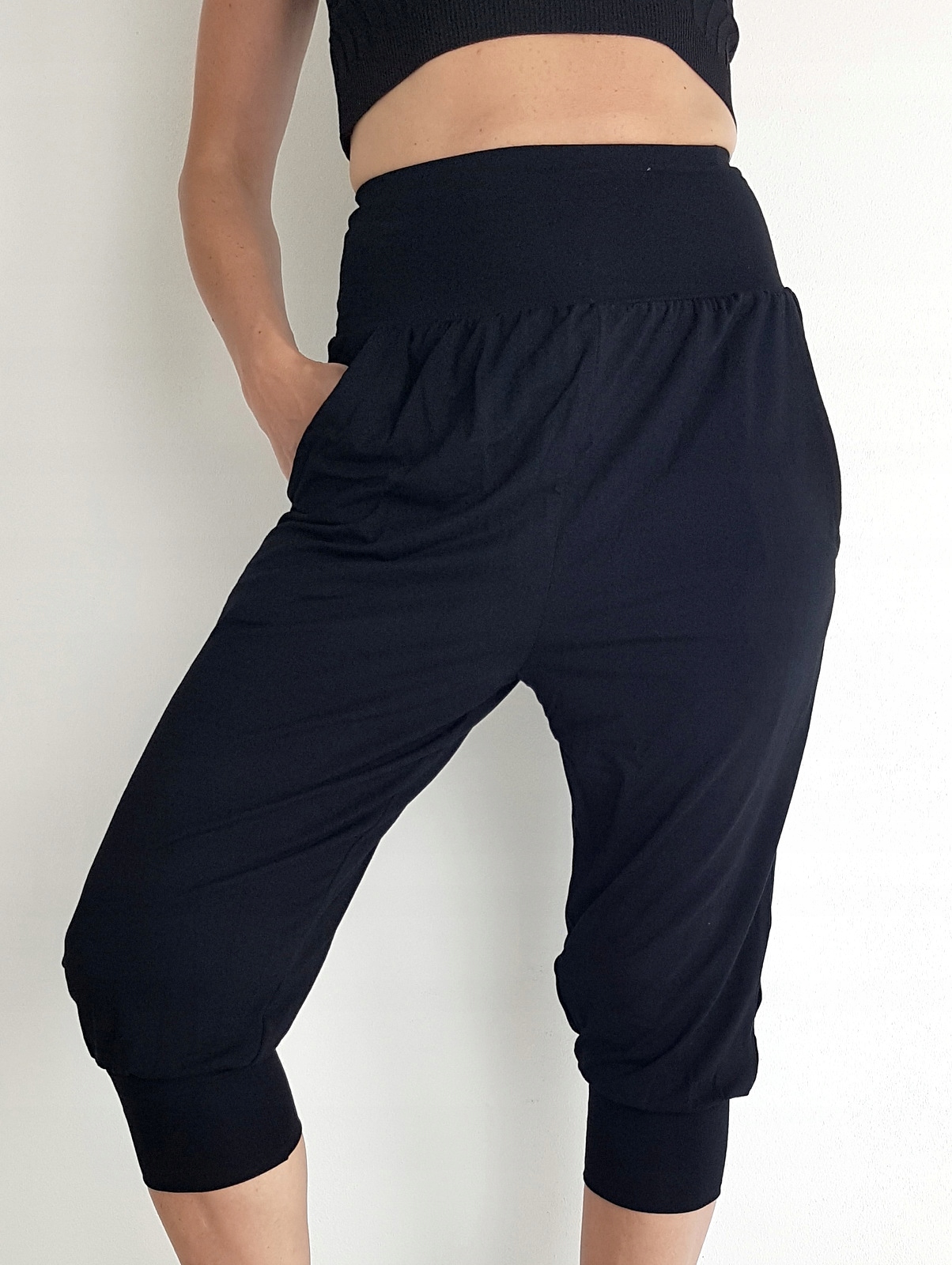 Spodnie alladynki fitness sportowe krótkie XL Rozmiar XL