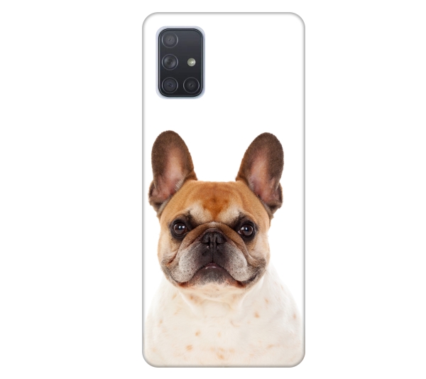 

Etui wzory do Samsung Galaxy A71 Pies buldog franc