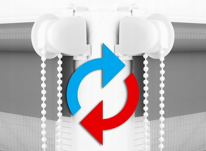 Roleta Dzień Noc na Wymiar 139x220 cm z Napinaczem Typ montażu bezinwazyjny