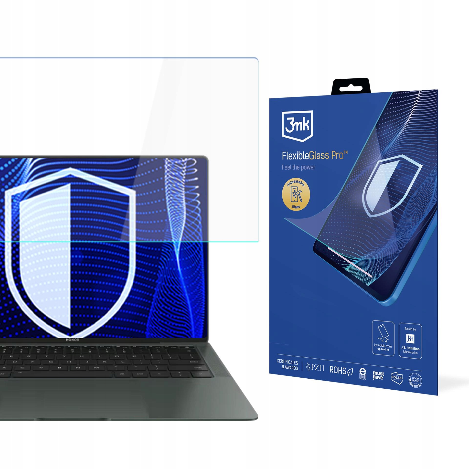 Sklo na displej pro Honor MagicBook Art 14 3mk FlexibleGlass Pro