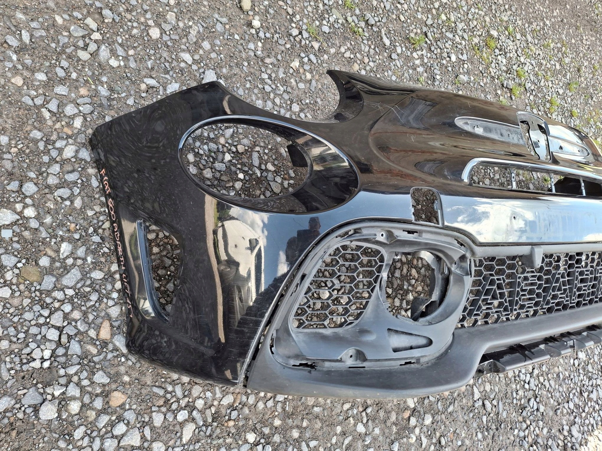 front bumper FIAT 500 LIFT ABARTH 2015R->