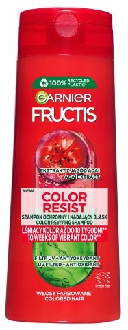 Garnier Fructis Color Resist szampon ochronny do włosów farbowanych 400 ml