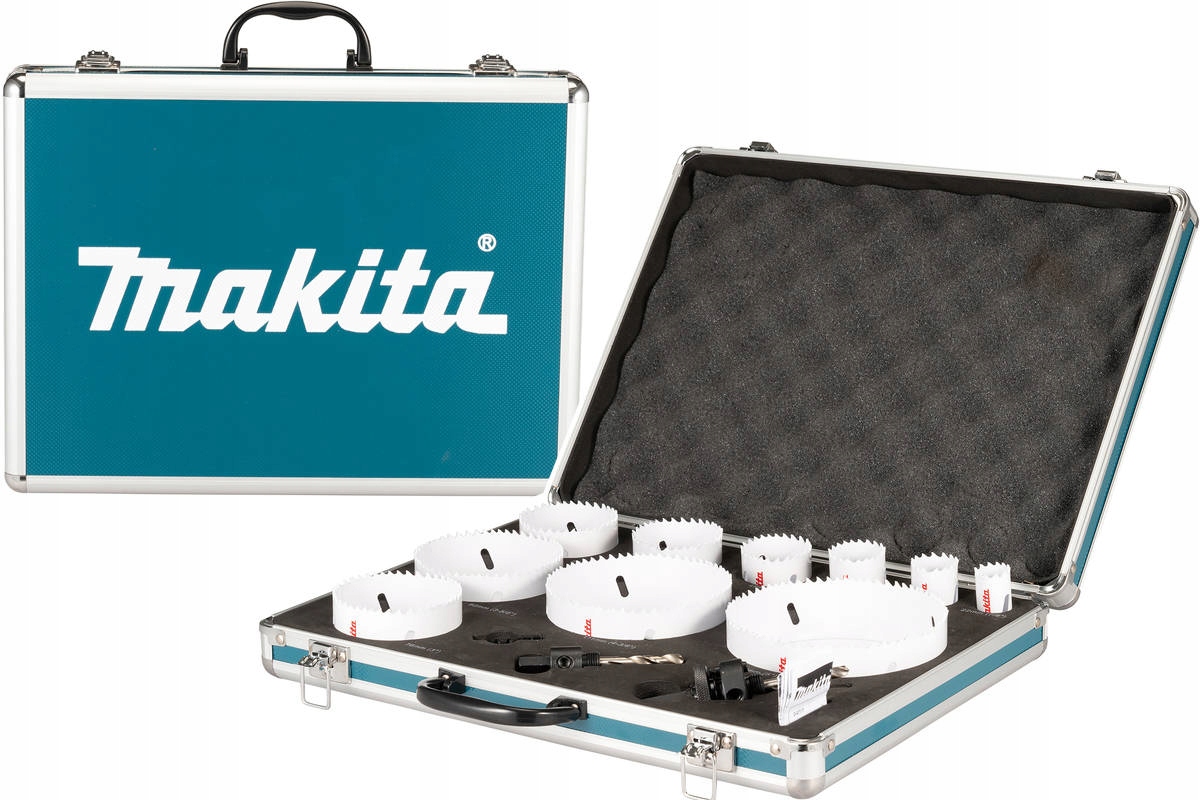 Makita Zestaw otwornice Bim 22-127 mm 10 szt. do metalu drewna Pcv D-75764
