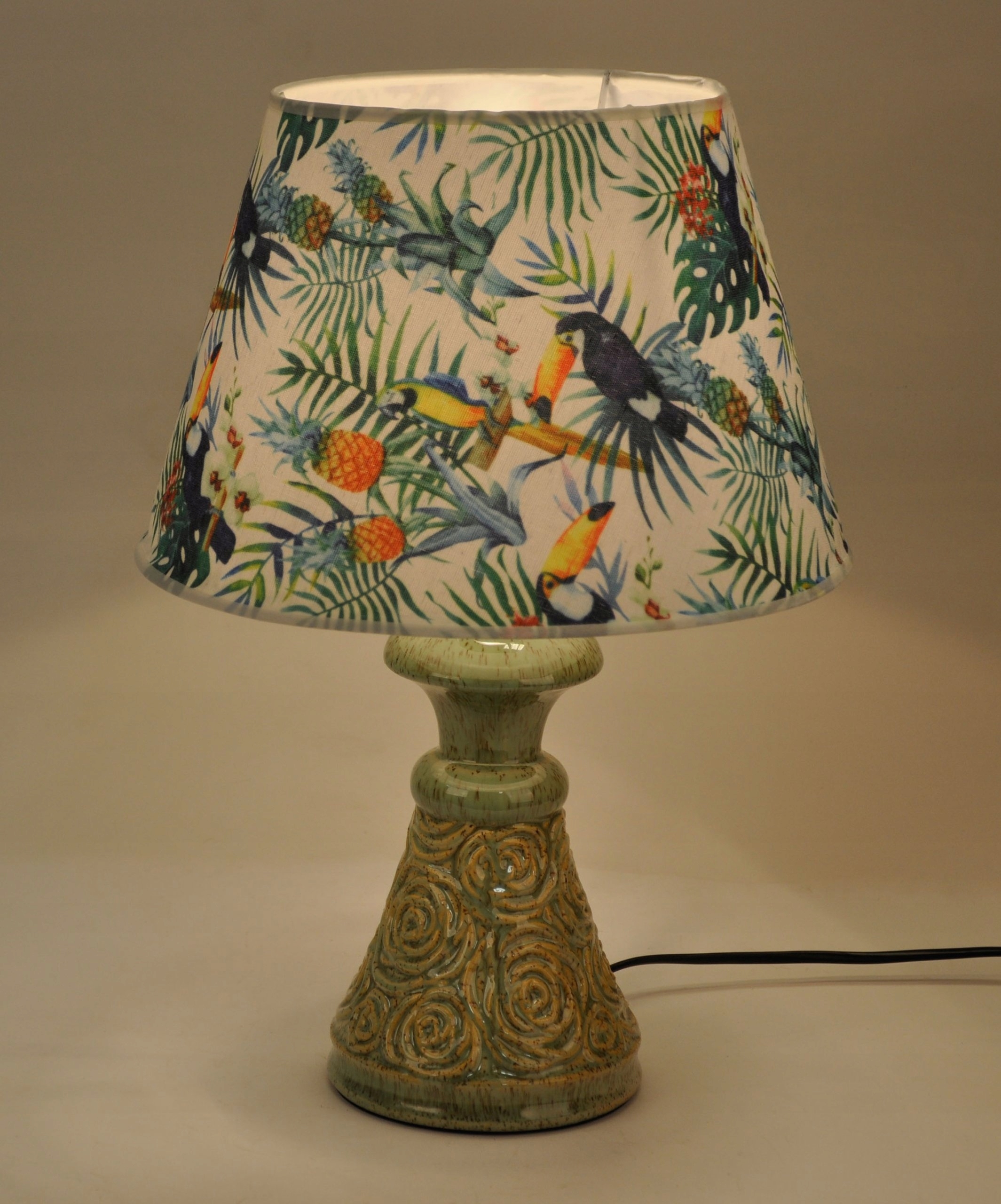 LAMPA stojąca biurkowa LAMPKA nocna Egzotyczna EAN (GTIN) 5906726018280