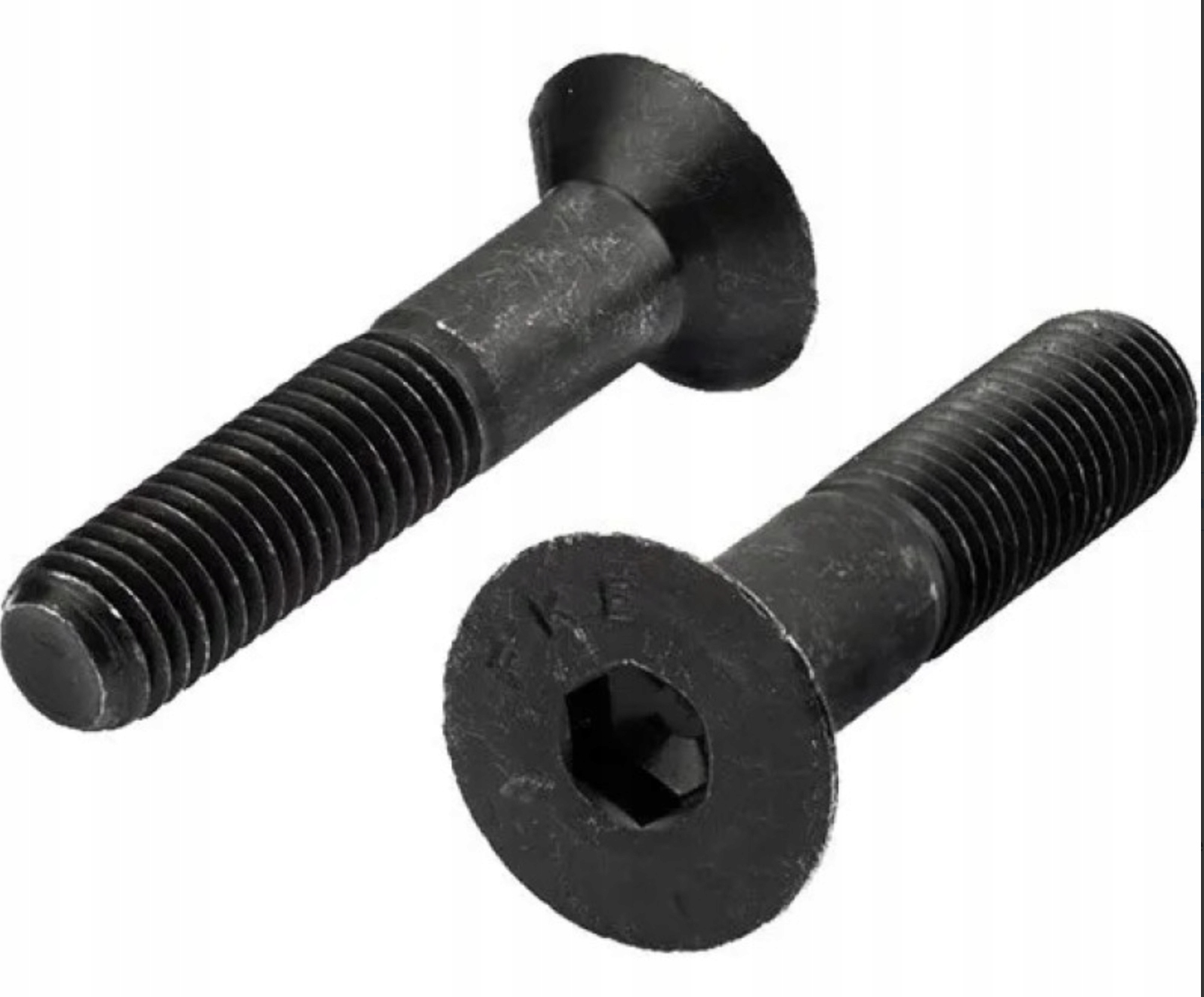 Śruby stożkowe imbus M20x180 10,9 Din 7991 bez pokrycia Solidne 10 szt.