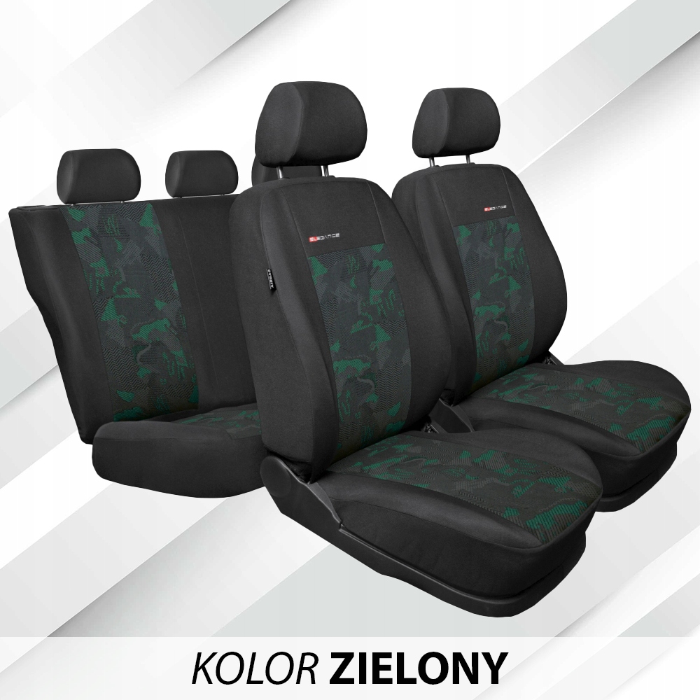 Pokrowce na fotele siedzenia samochodowe kolory przód + tył WZORY KOLORY Rodzaj Uniwersalne